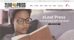 Desktop Screenshot of 2leafpress.org